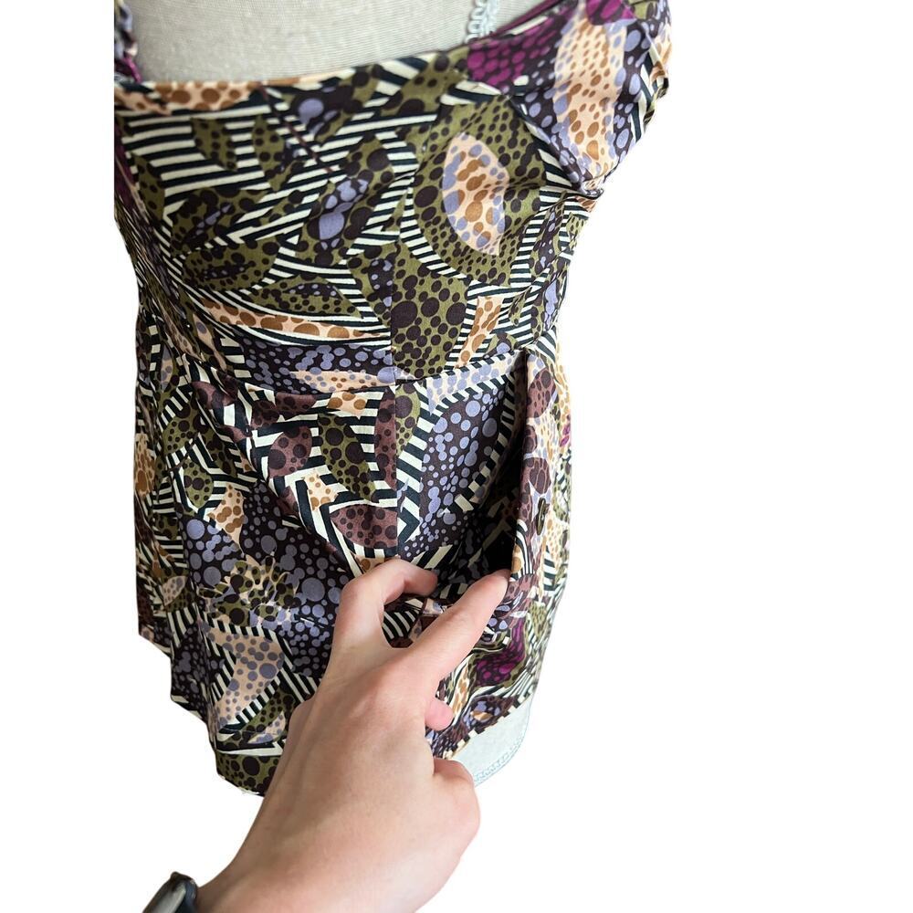 Anthropologie womens fei Tropical Floral Peplum Sweetheart Bustier resortwear - Picture 4 of 12